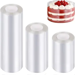 Baking Moulds Dapur Bakeware Film Asetat untuk Dekorasi Kue Transparan Surround Mousse Cake Lembar Sekitarnya Tepi DIY Kerah 230425