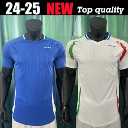 24 25 Italia Chiesa Soccer Jerseys 2024 Italys 125th Raspadori Verratti Barella Donnarumma Totti Lorenzo Politano Zaniolo Miretti Football Shirt Men Kdis