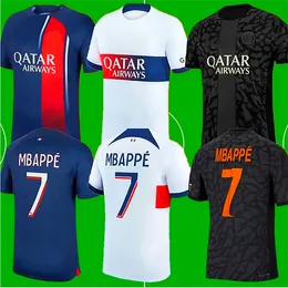 2023 2024 MBAPPE Soccer Jerseys HAKIMI SERGIO RAMOS VERRATTI DANILO SANCHES 22 23 24 Maillots Football Shirt Men Kids Kit Hommes Enfants Football Jerseys