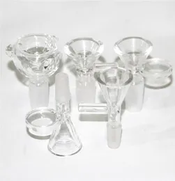 Trockenkräuter-Gleitglasschalen Shisha 10 mm 14 mm mit Blumenschneeflockenfilterschale für Bongs Ash Catcher Rauchschalen1654769