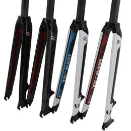 Grupki rowerowe EST TEMani 700C Racing Rower 3K Pełny hamulec z włókna węglowego Fork Rower Carbon Fronk Fork Części 4 Kolory 230425