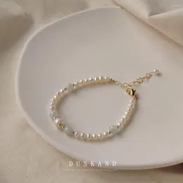 Braccialetto di perle d'acqua dolce barocco filo bracciale di gioielli di lusso braccialetti femminili per regali da donna