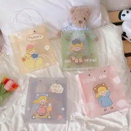 Presentförpackning kawaii tecknad plastpåsar godisförpackning barn bröllop födelsedagsfest dekor baby shower leveranser