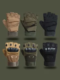 Special Forces Tactical Fitness Outdoor Motorcycle Sports Open Fingered Military Gloves Men's Fingerless Riding Half Road Asian Summer