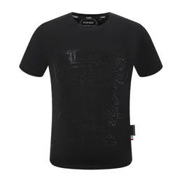 Plein Bear Trube Mens Designer Tshirts Brand одежда для одежды кафедяная черепа PP Футболка с футболкой с готической баннером Hip Hop Tope Tope 161300