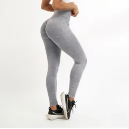 Leggings suke highwaist femminile hiplifting palestra stretto per pantaloni da yoga lavati per il fitness femminile da donna