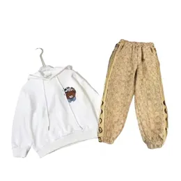 Designer New Fashion Sportswear Boys and Girls Clothing Set Set Frühlings- und Herbst-Kleidung Sportswear Children Studenten Hip Hop Street Kleidung Wolle Kinder100-16 F14