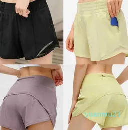 Pantaloncini da yoga da donna Hotty Hot Pants Pocket Quick Dry Speed Up Abbigliamento da palestra Abbigliamento sportivo Fitness traspirante Vita alta elastica