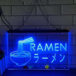 Ramen japoński makaron sklepowy Wyświetlacz Neon znak LED Ściana światła ścienna Wystrój Świata Up Neon znak sypialnia przyjęcie świąteczne ślub świąteczny