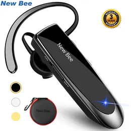 Cell Phone Earphones Bee Headset Bluetooth V5 0 Headphone Earphone Nirkabel dengan Mikrofon Earbud 24 Jam Earpiece Mini Bebas Genggam untuk i 230425
