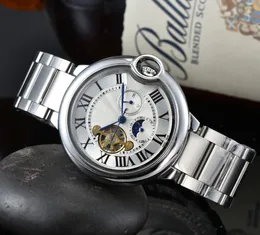 Marca de luxo relógio de pulso masculino senhora movimento mecânico relógio clássico estilo mostrador romano relógios à prova d 'água designer de moda pulseira de prata relógios de pulso