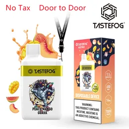 Hot Sale Factory Direct Pris 7000Puffs 10 smaker Vape Pod 5% Tastefog Astro Disponible Vape