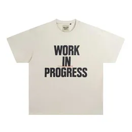 Diseñador de moda Ropa Camisetas Rock Camiseta Galleryes deptes Marca American Trend Impresión creativa Verano High Street Hombres Mujeres Camiseta suelta de manga corta