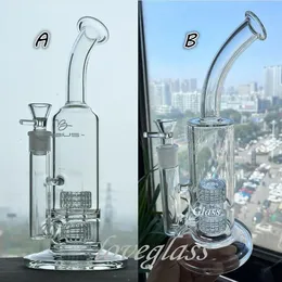 Mobius Glass Bong Hookahs Matriz estéreo Perc Tazón de 18 mm plataformas de tazón para fumar pipa de agua bongs