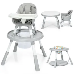 GOMPOMAX 6 In 1 Bebek Yüksek Sandalye Bebek Etkinlik Merkezi W Yükseklik Ayarı