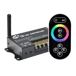 2 4G RF201 WIFI Controller DC5V-12V RF Remote Control för Dream Color LED Strip Light Full Color303N