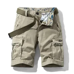 Shorts maschile Summer Men Shorts Cotton Tactical Cargo Shorts Jogger Jogger Denim Short Short Pants Outdoor Casual SortS Shorts Pantaloncini 230426