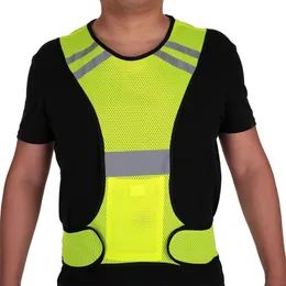 Radfahren Shirts Tops Lixada Leichte Atmungsaktive Mesh Reflektierende Weste Hohe Sichtbarkeit Sicherheitsweste Ausrüstung für Laufen Gehen Radfahren Joggen 231124