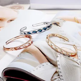 Halsband örhängen set tirim utsökta DNA zirkon Bangle Ring Set Abalone Shell torsade mode smycken för kvinnor justerbara