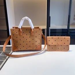 TOTE BAD ROMPER TORPS ZAKIETKOWANY TORMAMY DWU KOKUNKI ZESTAW KOSIENIOWE Crossbody Oryginalna skórzana torebka torebka Kobiet Portfel Hobo torebka Messenger Multi Pocket