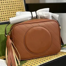 Bolsa tiracolo feminina de design, bolsa de ombro pequena, bolsa de mão, bolsa de câmera de luxo, bolsa de borla, bolsa carteira