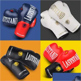 Equipaggiamento protettivo 10/12/14Oz Guantoni da boxe Pu Mma Sanda di alta qualità Sparring Training Adts Muay Thai Fitness Drop Delivery Sports Out Otdfr