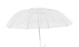 34quot Big Clear Cute Deep Dome Umbrella Girl Fashion Transparent umbrellas7405111