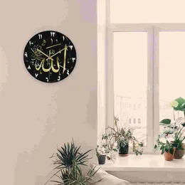 Zegary ścienne 3D zegar na Bliski Wschód 30x30 cm wiszący czarny niekinięty Mubarak