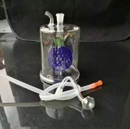 Tubos de vidro fumando fabricar cachimbo de água de corda de abacaxi de cor grande e soprada