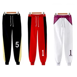 Sweatpants joggers byxor män / kvinnor casual sweatpants hinata shoyo oikawa tooru kozume kenma cosplay costumes byxa mid anime haikyuu 3d