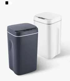 14L Intelligent Trash Can Automatic Smart Sensor Garbage Dustbin Home Electric Rubbish Waste Bin for Office Kitchen Bathroom New2467975