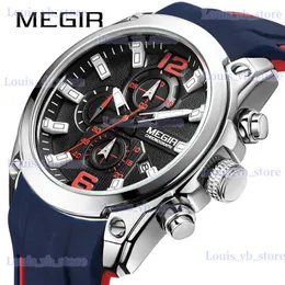 Other Watches MEGIR Watch Multi functional Timing Calendar Sports Men's Watch 2063 T231127