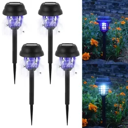 Solar 2 in 1 Solar Lamp Outdoor IP65 Waterproof LED Light Mosquito Lamp Insect Killer Lamp for Lawn Garden