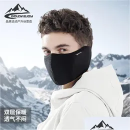 Caschi da moto Inverno Equitazione Maschera calda Outdoor Antivento e freddo Fuoristrada Visiera Stile trendy Drop Delivery Automobili Moto Ot1Fw