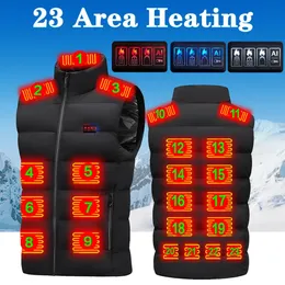 Men's Vests 9/13/23 Place Heated Vest Men Women USB Heated Jacket Heating Vest Thermal Clothing Hunting Vest Winter Heating Jacket SizeM-7XL 231127