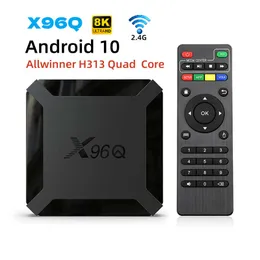 X96Q Smart Android 4K TV Box Allwinner H6 1G 8G 2G 16G Quad Core WIFI Bluetooth Set Top Box Android Media Player