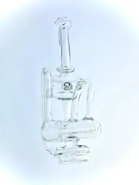 Hookah inline recycler type glass top for peak or carta add an opal only glass top no erig bottom ZZ