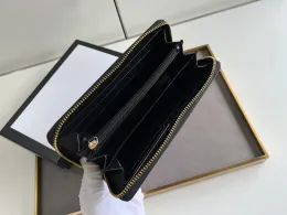 2023 Modedesigner Marmont Brieftasche Herren Frauen Lange Brieftaschen Hohe Qualität Origina G Geldbörsen Luxurys Münze Geldbörse Kartenhalter Clutch mit Box Staubbeutel