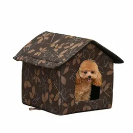 Tappetini Impermeabile Cat House Spedizione Gratuita Outdoor Camouflage Pet House Addensato Cat Nest Tenda Cabina Letto per animali Tenda Cat Kennel Travel