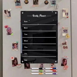 Trädgårdsdekorationer memo bräd magnet kylskåp attraktion studera gör lista vägg akryl daglig schema Kontoret