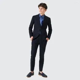 Men's Suits 2023 Boys Suit 2 Pieces Single Breasted Fashion Wedding Flower Girl Evening Show Formal Wear