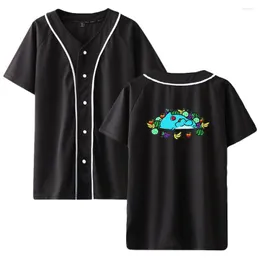 Herr t-skjortor terminal montage 2d harajuku t-shirts kvinnor kläder kort ärm baseball tshirt kpop toppar tees tees