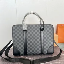 مصممي الحقائب حقيبة رجال حزمة الأعمال S Laptop Bag Leather Leather Handbag Messenger High Crossbody Bags Handbags273J
