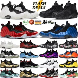 Foamposite One Men Basketball Shoes Penny Hardaway Pure Platinum Branco Galaxy Paticle Bege Pure Shattered Backboard Mens Sports Trainers Sneakers