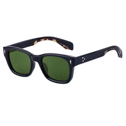 Modische, quadratische Outdoor-Sonnenbrille mit Pfeilniete und neuartigen Bügeln, Sonnenbrille in reinen Farben