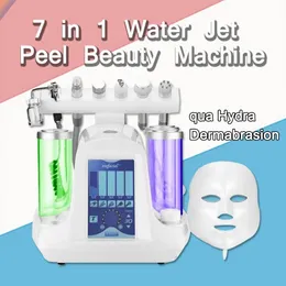 6 w 1 próżniowe czyszczenie twarzy Hydro Dermabrazion Water Water Tlen Speel Maszyna do pomiaru do środka do czyszczenia twarzy Machine Beauty Machine125