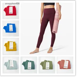 Yogakläder ll High midja Yoga byxor Kvinnor Push-Up Fitness Leggings Soft Elastic Hip Lift T-Shaped Sports Pants Running Training Lady 22 Färger 123