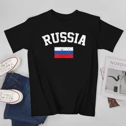 メンズTシャツもっとデザインロシア旗ロシア人男性TシャツTシャツOネック女性ボーイズ衣料品綿