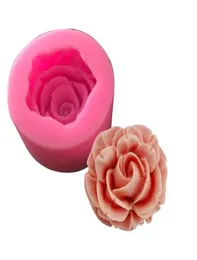 Baking Moulds 3D Cake Mold Cupcake Flower Bloom Rose Shape Silicone Fondant Soap Jelly Candy Chocolate Decoration Tool2499596