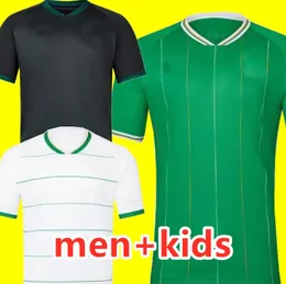 2023 2024 Irlanda Futebol Jerseys Kit Doherty Duffy 23 24 Seleção Nacional Brady Keane Egan Hendrick McClean Camisa de Futebol Homens Crianças Uniforme Casa Fora Terceiro 3º Preto